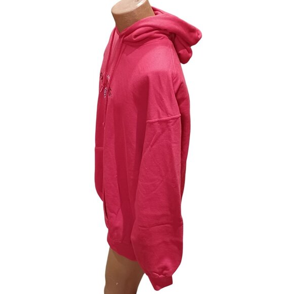 Atlanta Falcons Official NFL Red Hoodie Sweatshirt Large Cotton/Polyester Blend - Picture 8 of 8